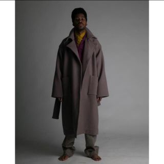 ワンエルディーケーセレクト(1LDK SELECT)のATHA-DOUBLE MELTON MAXI COAT TAN(ステンカラーコート)