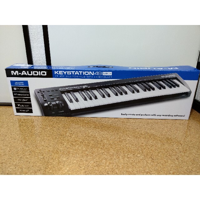 Keystation 49 MIDIキーボード 49鍵 楽器のDTM/DAW(MIDIコントローラー)の商品写真