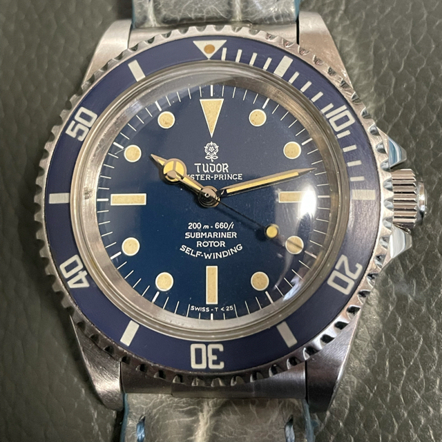 本物保証! Tudor - チュードル 希少アクリルベゼル小薔薇サブマリーナ