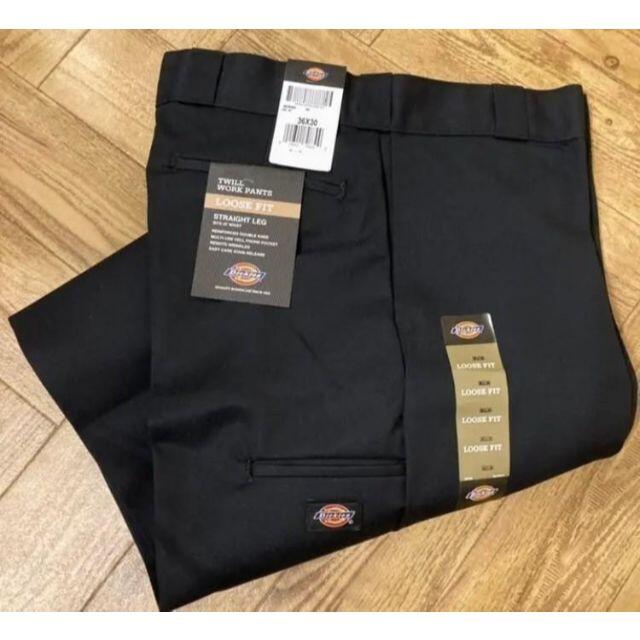 希少】USA ディッキーズ DICKIES 32×34 ツウィル ダブルニー-