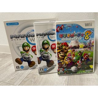 ウィー(Wii)のWii  マリオカート　マリオパーティー　(家庭用ゲームソフト)