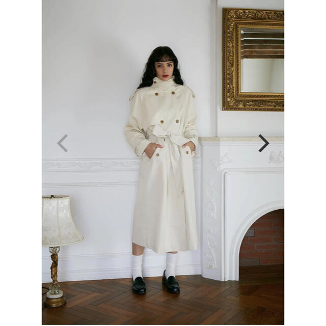 Bibiy. FRANCIS TRENCH COAT (CREAM)ジャケット/アウター