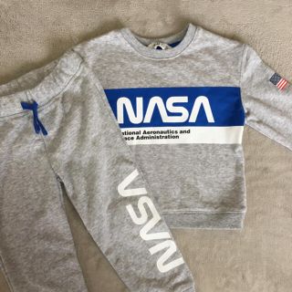 エイチアンドエム(H&M)のレア NASA ❤️ H&M スウェット & ジョーカーパンツ 100(Tシャツ/カットソー)