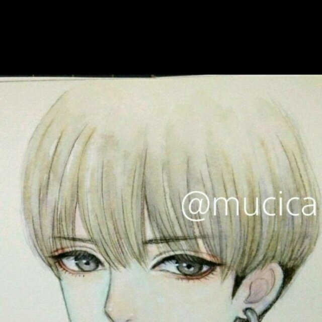 専用 手描きイラスト 金髪ポンパドール男子 ドローイング- 専用 手描きイラスト 金髪ポンパドール男子 ドローイング-