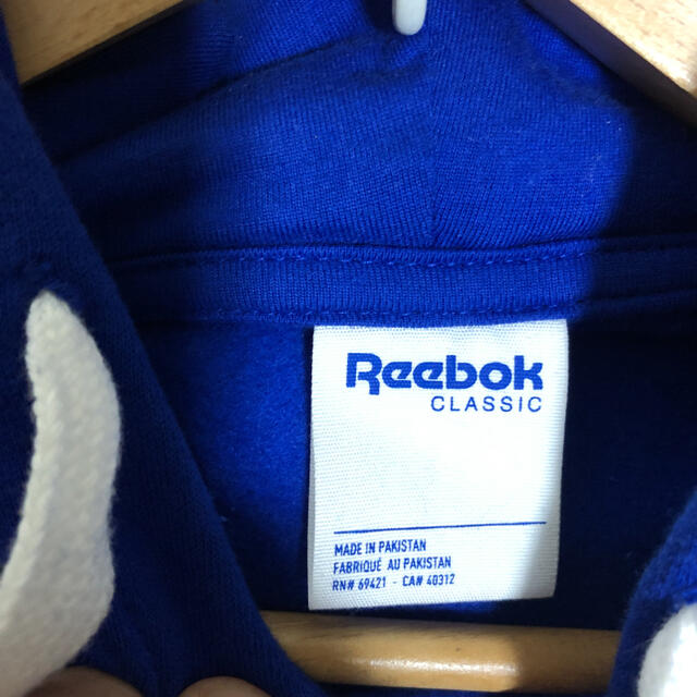 Reebok(リーボック)の【値下げ】Reebok リーボック 裏起毛パーカー Ｓサイズ メンズのトップス(パーカー)の商品写真