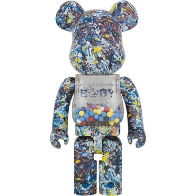 MY FIRST BE@RBRICK B@BY Jackson Pollock