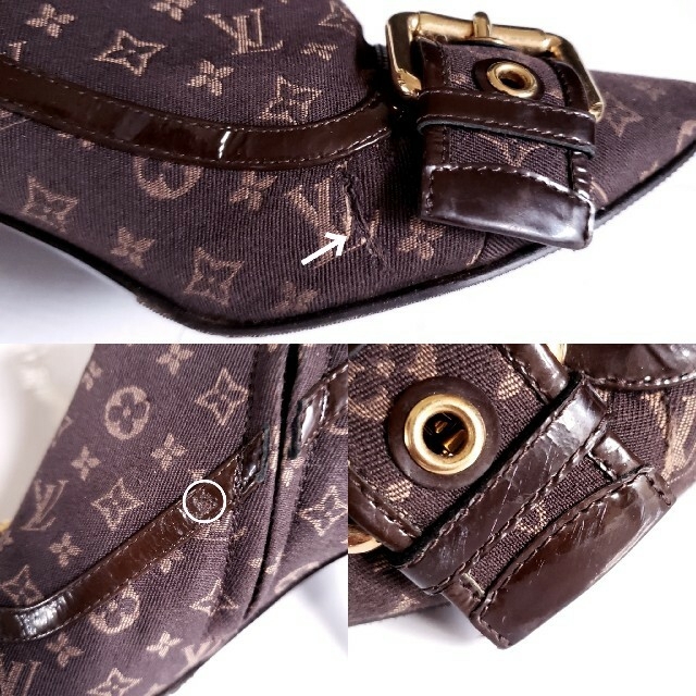 LOUIS VUITTON(ルイヴィトン)のLouis Vuitton ルイ ヴィトン モノグラム ショートブーツ ヒール レディースの靴/シューズ(ブーツ)の商品写真