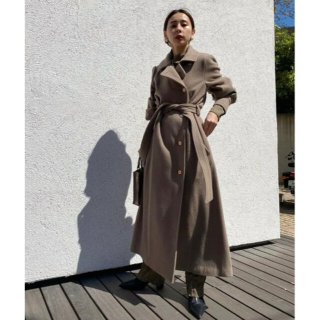 【mizuho様専用】POOFY FLARE LONG COATのサムネイル