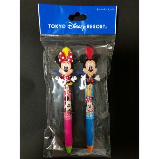 ディズニー(Disney)のミッキー&ミニー　ボールペンセット(キャラクターグッズ)