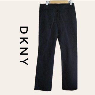 ダナキャランニューヨーク(DKNY)の『美品』DKNY ダナキャランジャパン ブラック パンツ スラックス ストレッチ(その他)