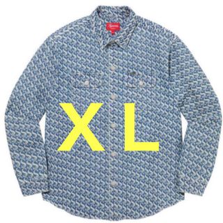 シュプリーム(Supreme)のsupreme  Monogram Denim Shirt XL(Gジャン/デニムジャケット)