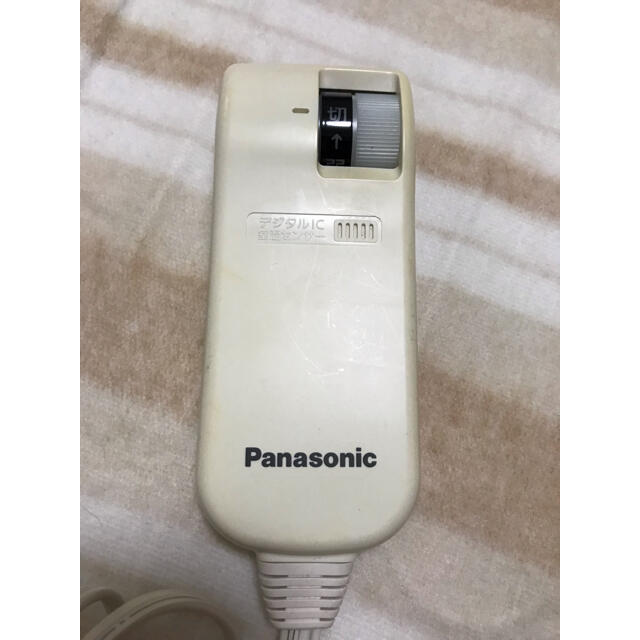 Panasonic - 洗える電気敷き毛布 Panasonic シングルサイズ ベージュの