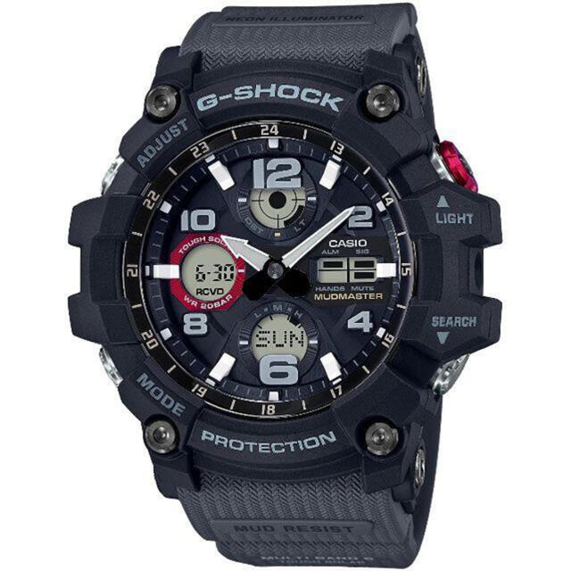 G-SHOCK(ジーショック)のカシオ G-SHOCK ミリタリー マッドマスター 電波ソーラー 腕時計 グレー メンズの時計(腕時計(デジタル))の商品写真