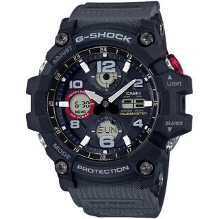 ジーショック(G-SHOCK)のカシオ G-SHOCK ミリタリー マッドマスター 電波ソーラー 腕時計 グレー(腕時計(デジタル))