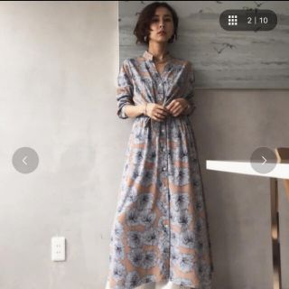 アメリヴィンテージ(Ameri VINTAGE)のAmeri VINTAGEのTIE SHIRT DRESS(ロングワンピース/マキシワンピース)