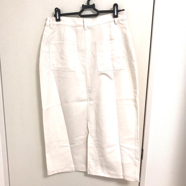 GRL(グレイル)のグレイル バックスリットタイトスカート オフベージュ Lサイズ レディースのスカート(ひざ丈スカート)の商品写真