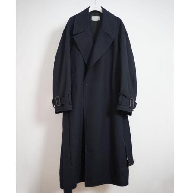 YOKE WOOLKARSEY DOUBLE BREASTED OVERCOAT