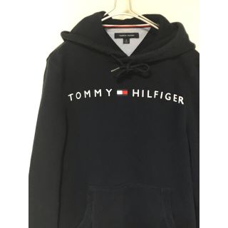 トミーヒルフィガー(TOMMY HILFIGER)のTOMMY HILFIGER　パーカー　プルオーバー　ネイビー　裏起毛　(パーカー)