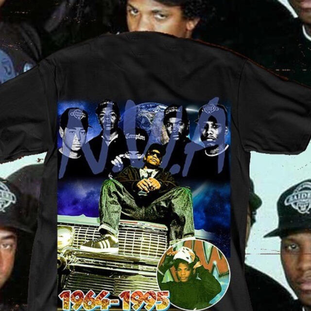 N.W.A. raptee ラップTシャツ Eazy-E XL メンズのトップス(Tシャツ/カットソー(半袖/袖なし))の商品写真