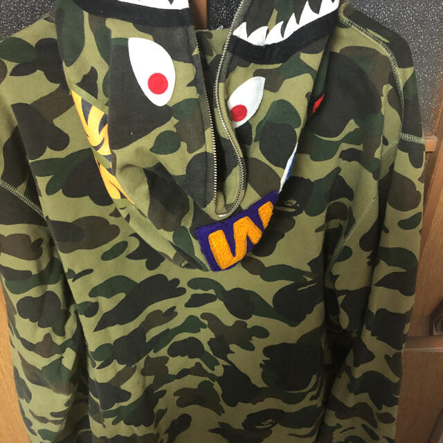 A BATHING APE(アベイシングエイプ)の初期シャークパーカー1stカモ メンズのトップス(パーカー)の商品写真