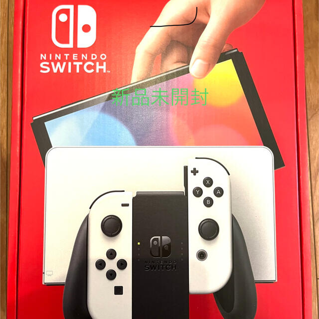 ゲームソフト/ゲーム機本体Nintendo Switch (有機ELモデル）本体　ホワイト
