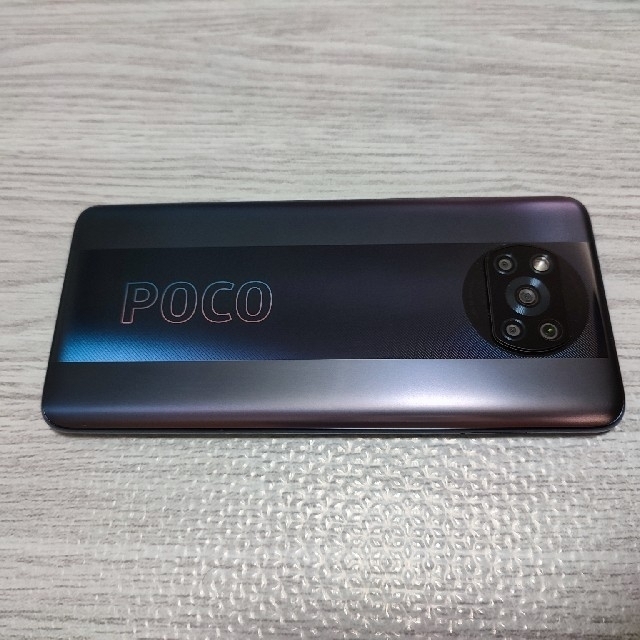 ANDROID(アンドロイド)のXiaomi POCO X3 Pro 8GB/256GB ブラック スマホ/家電/カメラのスマートフォン/携帯電話(スマートフォン本体)の商品写真