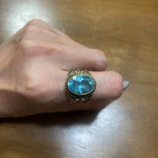 ビジュマム♡ブルートパーズ(リング(指輪))