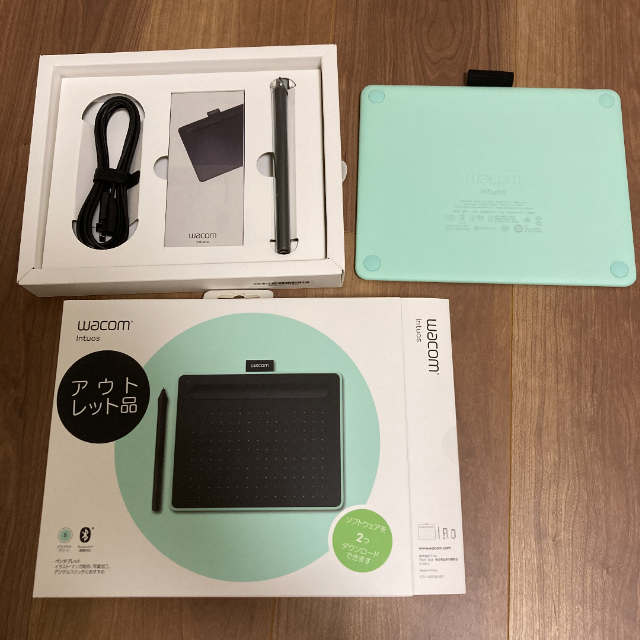 Wacom(ワコム)のWACOM Intuos Small ピスタチオグリーン CTL-4100WL/ スマホ/家電/カメラのPC/タブレット(その他)の商品写真