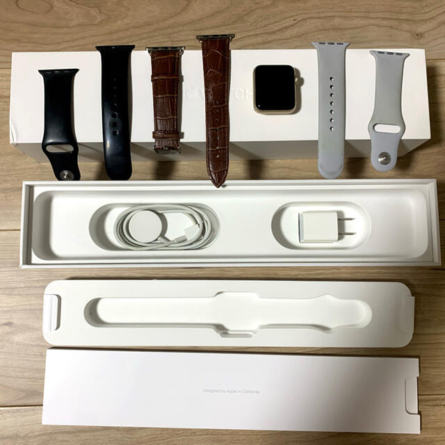 Apple Watch Series2 38mm ゴールド アルミ+バンド3種