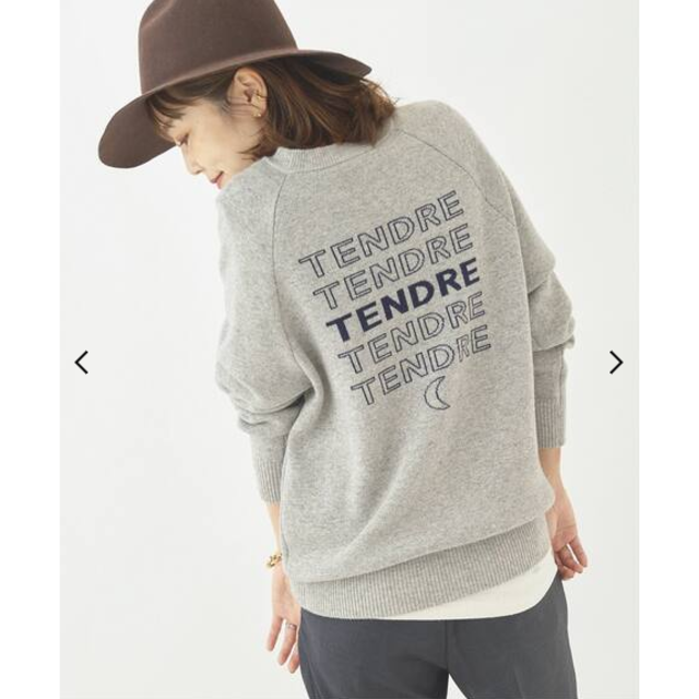 商品名les Tendre RAGLAN LOGO ニット