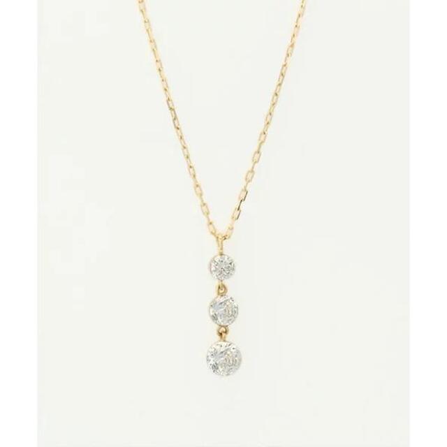 大人気 agete - ネックレス ¥132,000 ダイヤモンド agete K18