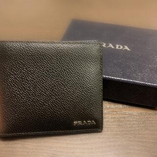 プラダ(PRADA)の※エジラ様専用　PRADA メンズ　二つ折り財布　ブラック(折り財布)