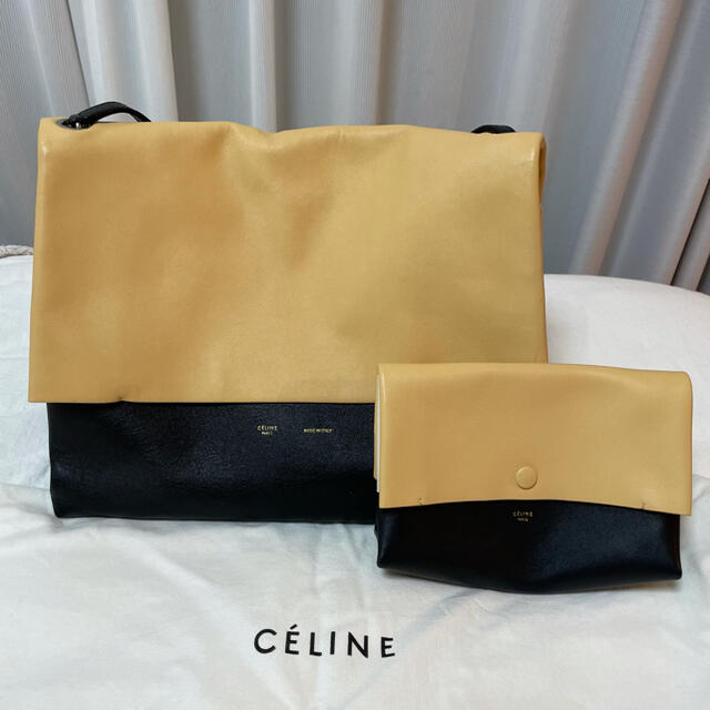 トートバッグ美品 セリーヌ CELINE トートバッグ バイカラー オールドセリーヌ