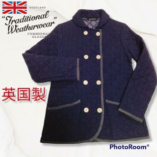 マッキントッシュ(MACKINTOSH)の希少　トラディショナルウェザーウェア　キルティング　ウール　コート　ダブル　英国(その他)