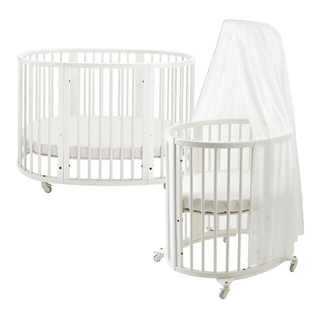 ストッケ(Stokke)の＊STOKKE＊ストッケ ベビーベッド ホワイト(ベビーベッド)