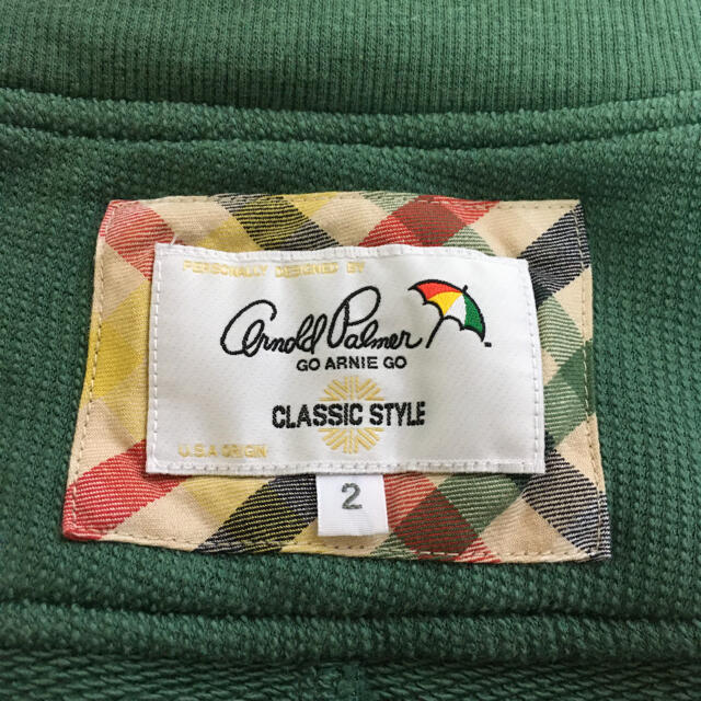 Arnold Palmer(アーノルドパーマー)のアーノルドパーマー Arnold Palmer ジャケット フルジップ ロング レディースのジャケット/アウター(ブルゾン)の商品写真