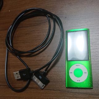 アイポッドタッチ(iPod touch)のApple iPod nano 第5世代 8GB グリーン MC040J/A(ポータブルプレーヤー)