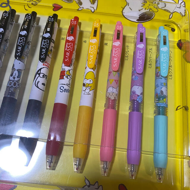 SNOOPY - ☆限定☆ZABRA SARASA スヌーピー サラサクリップ 10本セット