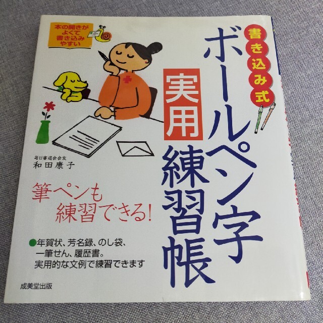 書き込み式ボ－ルペン字実用練習帳 筆ペンも練習できる！ エンタメ/ホビーの本(住まい/暮らし/子育て)の商品写真