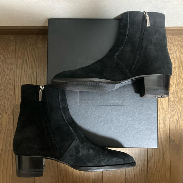 Saint Laurent(サンローラン)の超美品 サンローランパリ ワイアット スエード ヒールブーツ 43 メンズの靴/シューズ(ブーツ)の商品写真