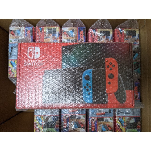 超爆安 Nintendo Switch - Nintendo Switch ネオン 10台 内7台店舗印 ...