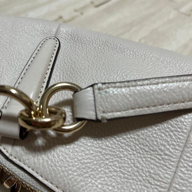 COACH(コーチ)のCOACH 2wayショルダーバッグ ホワイト 美品 レディースのバッグ(ショルダーバッグ)の商品写真