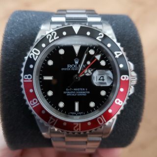 ロレックス(ROLEX)のロレックス　GMTマスターⅡ　16710 コーク(腕時計(アナログ))