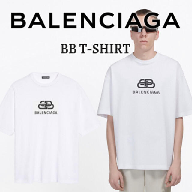 BALENCIAGA BBロゴ　Tシャツ　確実正規品