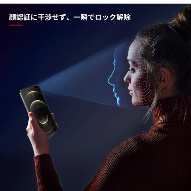 ガラスフィルム iPhone12Pro Max  スマホ/家電/カメラのスマホアクセサリー(保護フィルム)の商品写真