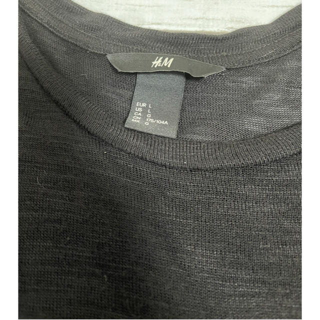 H&M(エイチアンドエム)の透け感　Tシャツカットソー レディースのトップス(Tシャツ(半袖/袖なし))の商品写真
