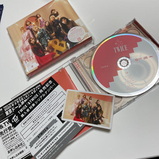 Waste(twice)(ウェストトゥワイス)の【一回のみ再生】＆TWICE 初回限定盤A エンタメ/ホビーのCD(K-POP/アジア)の商品写真