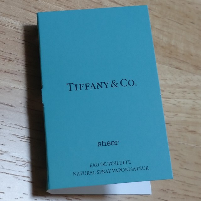 Tiffany & Co.(ティファニー)のティファニー 香水 サンプル 1.2ml  オードトワレ シアー コスメ/美容の香水(香水(女性用))の商品写真