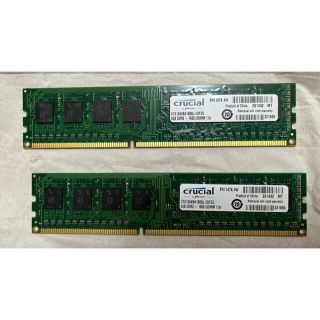 PCメモリ 4GB×2 (8GB) crucial(PCパーツ)