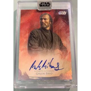 topps スターウォーズ　ゲイレンアーソ　サインカードセットマッツミケルセン